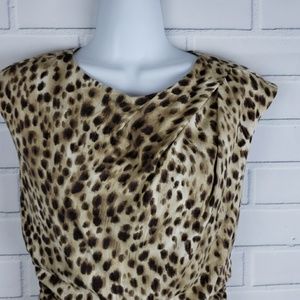 Worth leopard print dress 4